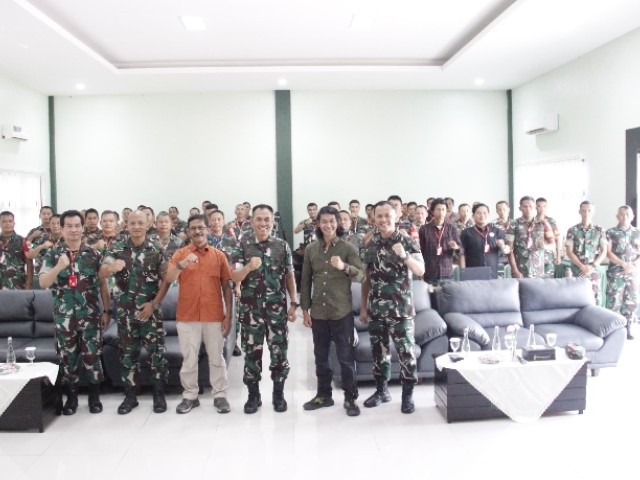 Menuju Penerangan yang berkualitas, Danrem 051/Wkt Gelar Bimtek Media dan Public speaking Untuk Prajuritnya