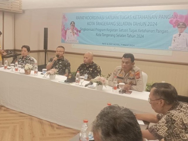 Dandim 0506/Tgr Lakukan Sinkronisasi Program Ketahanan Pangan