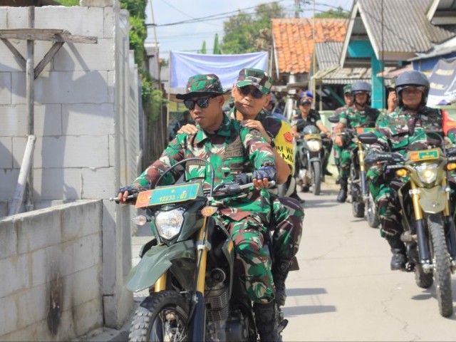 Satgas TMMD Ke-119 Reguler Kodim 0509/Kabupaten Bekasi Menerima Kunjungan Tim Wasev Waaspers Binwatpers KASAD