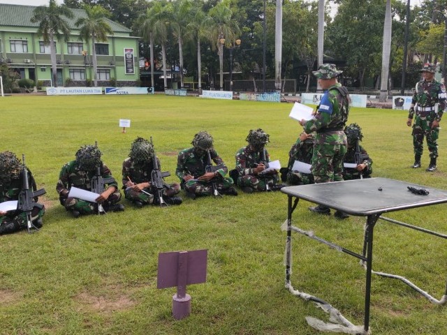 Batalyon Arhanud 6/BAY Gelar Uji Terampil Perorangan (UTP) Umum