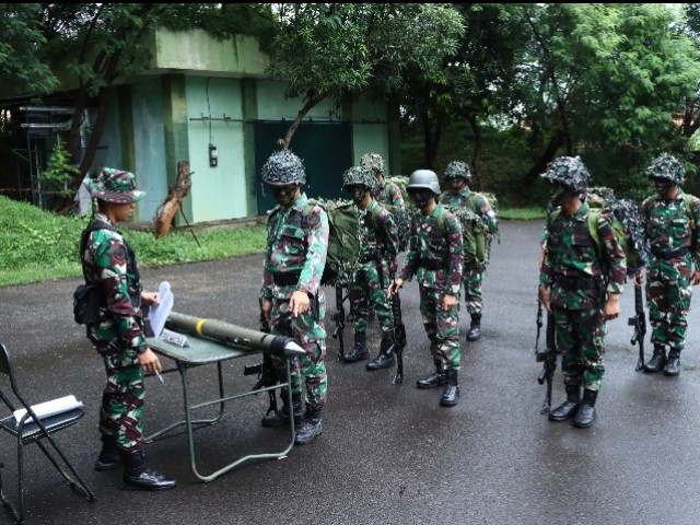 Latihan Uji Terampil Perorangan Batalyon Arhanud 10/ABC