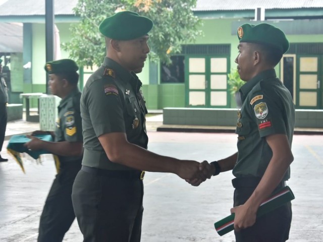 Wadan Rindam Jaya Pimpin Penutupan Dikta Mudi Angmor Multi Corps TA. 2024