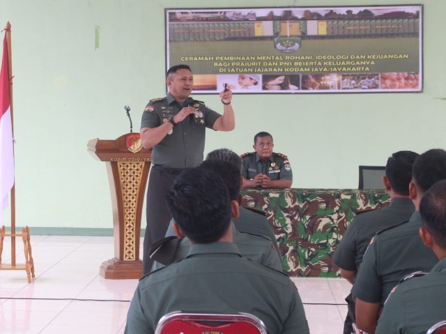 Kodim 0510/Tigaraksa Gelar Pembinaan Mental Rohani Dan Ideologi 