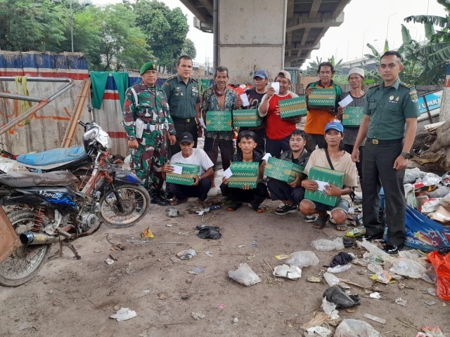 Dibulan Ramadhan yg penuh berkah, Ajendam Jaya berbagi dengan Sesama