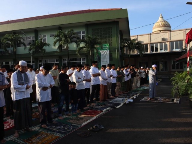 Shalat Idul Fitri di Kodim 0504/Jakarta Selatan Berjalan Tertib