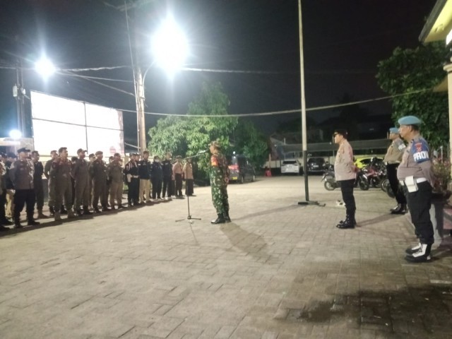 Jelang Malam Takbir Dan Idul Fitri, Koramil 09/Mauk Gelar Apel Gabung Pengamanan Idul Fitri 2024