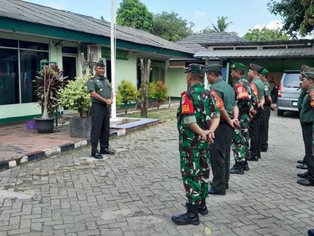 Danramil 12/Rajeg Pimpin Apel Pasca Cuti Hari Raya Idul Fitri