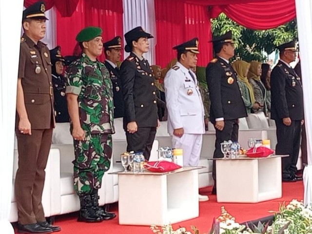 Danramil 01/Tgr Hadiri Hari Bakti Pemasyarakatan ke 60 Lapas Klas IIA Tangerang