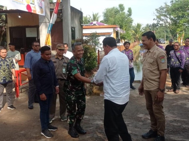 Danramil 03/Legok Bersama Tiga Pilar Resmikan Kampung Tematik/Taman Digital Sayang Barudak dan Halal Bihalal
