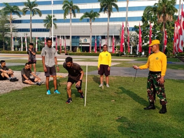 Stamina Terjaga Dengan Baik, Kodim 0505/JT Gelar Samapta Periodik 1