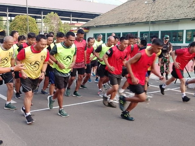Kodim 0501/JP Melaksanakan Samapta Periodik dan Garjas UKP