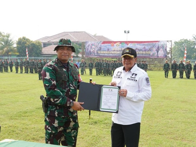 Sekda Kabupaten Tangerang Buka TMMD ke-120 di Sukadiri