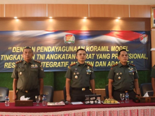 Dandim 0506/Tgr Buka Pendayagunaan Koramil Model Tahun 2024