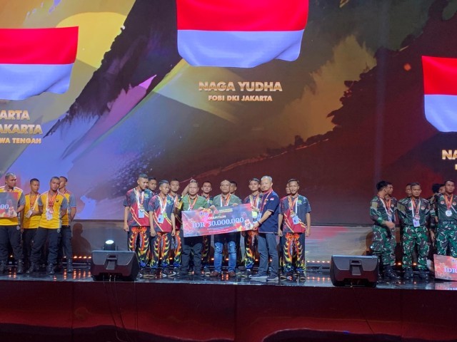 Team Naga Yudha Batalyon Arhanud 6/Bay Berhasil Meraih Medali Emas dan Piala di 1st Fobi World Barongsai Championship 2024