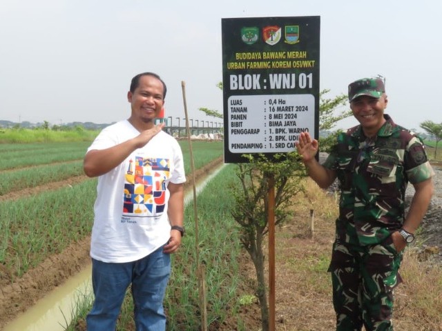 Korem 051/Wijayakarta Berkolaborasi dengan Petrokimia Gresik untuk Uji Tanah di Lahan Urban Farming