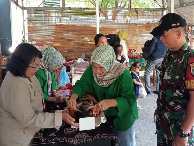 Babinsa Koramil 02/SB Monitoring Kegiatan Posyandu Balita