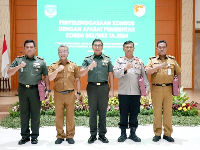 Korem 052/Wkr Gelar Komunikasi Sosial dengan Aparat Pemerintahan Kota Tangerang