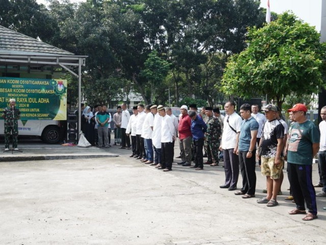 Kodim 0510/Tigaraksa Berbagi Berkah Idul Adha : Wujud Pengorbanan dan Kepedulian untuk Masyarakat