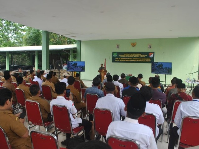 Kodim 0510/Trs Gelar Komsos, Pentingnya Sinergi TNI AD dan Pemerintah Hadapi Perubahan Iklim