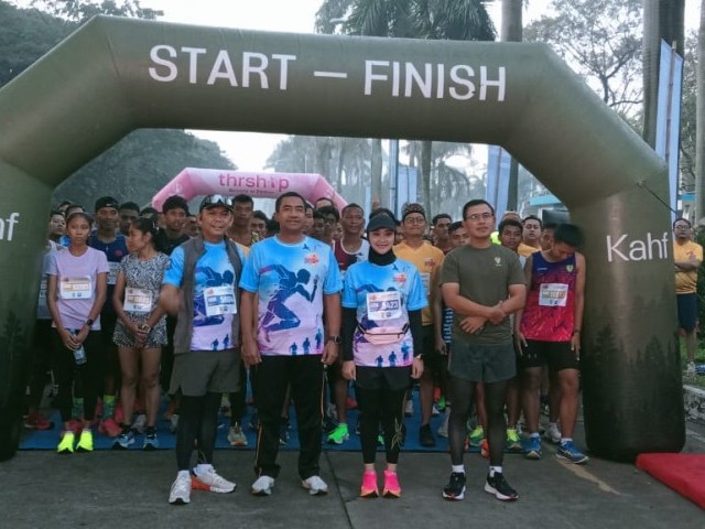 Dandim 0509/Kabupaten Bekasi Meriahkan Bhayangkara Bekasi Run Dalam Rangka HUT Bhayangkara Ke-78