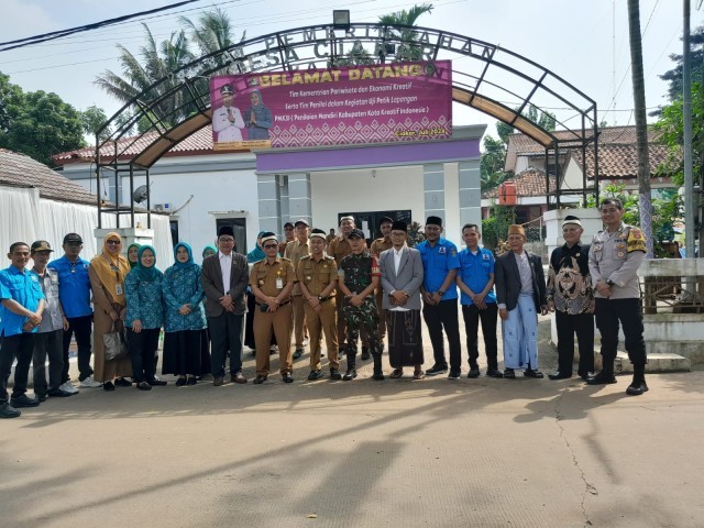 Danramil 14/Panongan Monitoring Kunjungan Tim Pariwisata