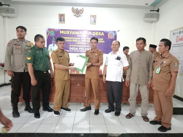 Babinsa Koramil Legok Hadiri Musyawarah Pembentukan RKPDes 2025 di Desa Palasari