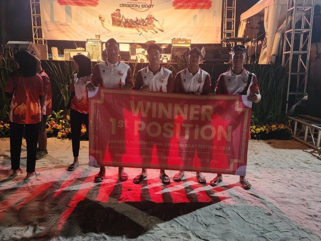 Anggota Pomdam Jaya Raih Prestasi Dalam Ajang Jakarta Internasional Dragon Boat Festival 