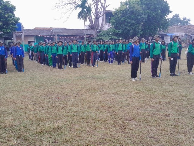 Koramil 02/Curug Berikan Pembekalan LDK Kepada 113 Siswa Dengan Pelatihan Intensif