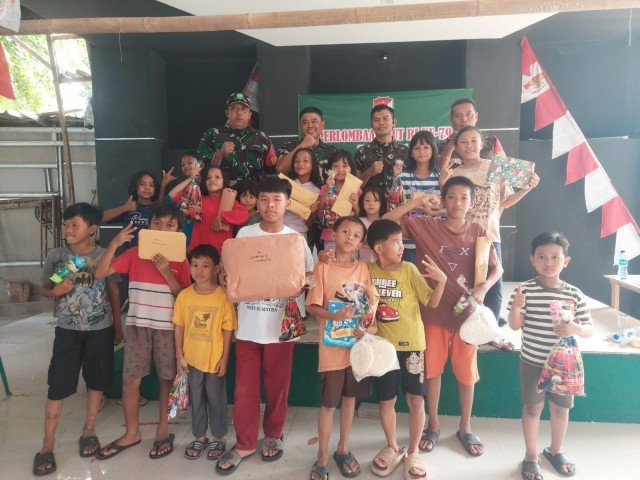 Semarakkan HUT Kemerdekaan RI Ke 79, Koramil 02/Matraman Gelar Lomba Anak-anak