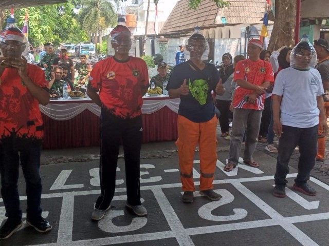 Semarakkan HUT Ke-79 RI, Babinsa Koramil 03/GP Beserta Lurah Jatipulo Hadiri Perlombaan Mitra Jaya 337 Bangkit