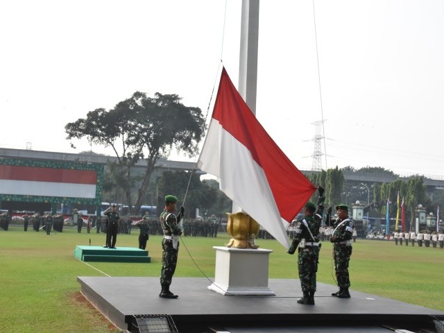 Kodam Jaya Laksanakan Upacara Senin, di Awal Bulan September