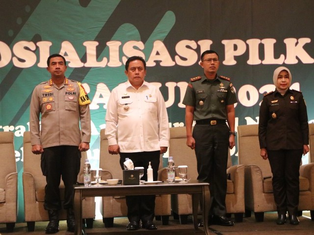 Dandim 0509/Kab.Bekasi Hadiri Sosialisasi Netralitas ASN dalam Pilkada 2024