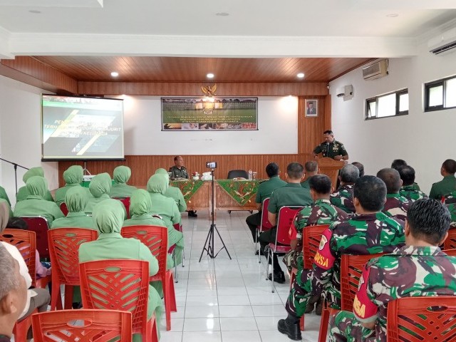 Pembinaan Mental Rohani Ideologi dan Kejuangan Prajurit TNI Serta PNS Kodim 0505/Jakarta Timur