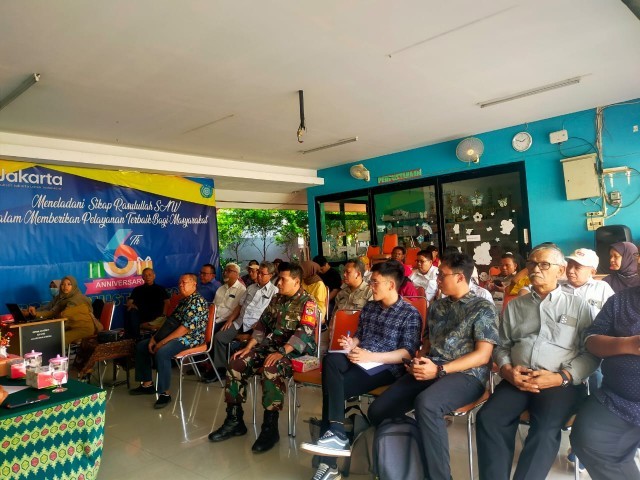 Babinsa Koramil 04/Gambir Bersama Tiga Pilar Hadiri Rapat Koordinasi Kelembagaan