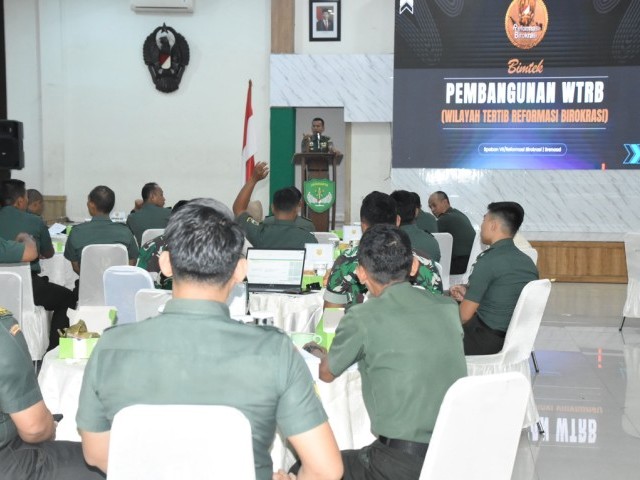 Staf Perencanaan Kodam  Jaya Gelar Acara Bimtek Pembangunan Wilayah Reformasi Birokrasi