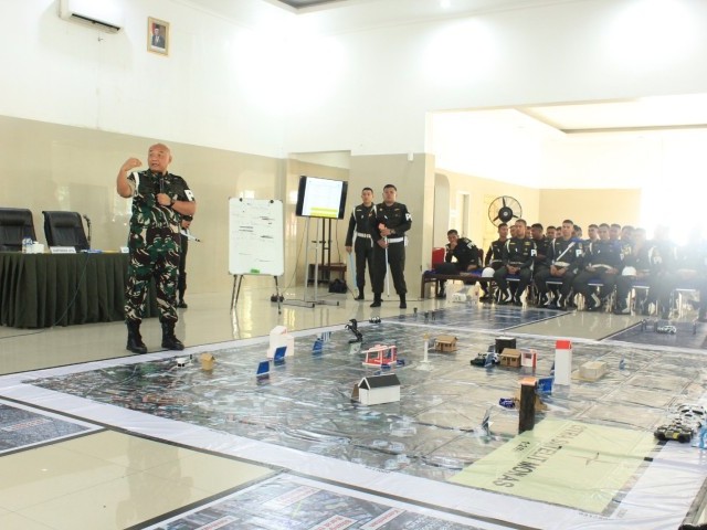 Pomdam Jaya Gelar Tactical Floor Game (TFG) Dalam Rangka Dukung Kegiatan HUT TNI
