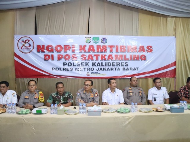 Danramil 06/Kalideres Hadiri Ngopi Kamtibmas