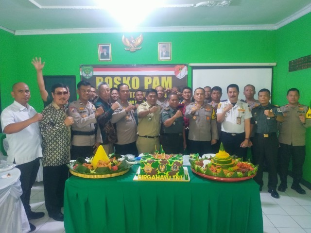 Danramil 06/Kalideres Didatangi Kapolsek dan Camat Kalideres