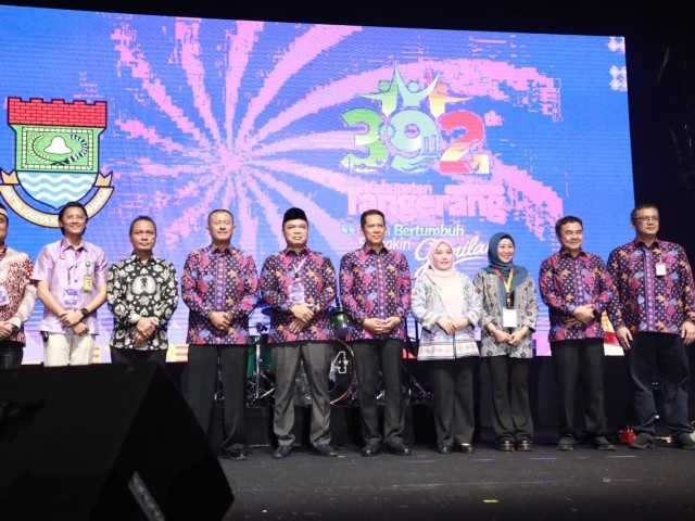 Kasdim 0510/Tigaraksa Hadiri Malam Puncak Perayaan HUT Kab Tangerang ke-392