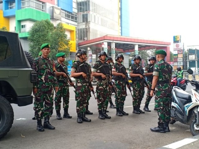 Ciptakan Wilayah Kondusif, Kodim 0505/Jakarta Timur Gelar Patroli Rutin