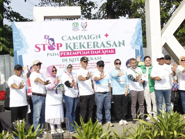 Dandim 0507/Bekasi Hadiri Campaign Stop Kekerasan pada Perempuan dan Anak di Kota Bekasi