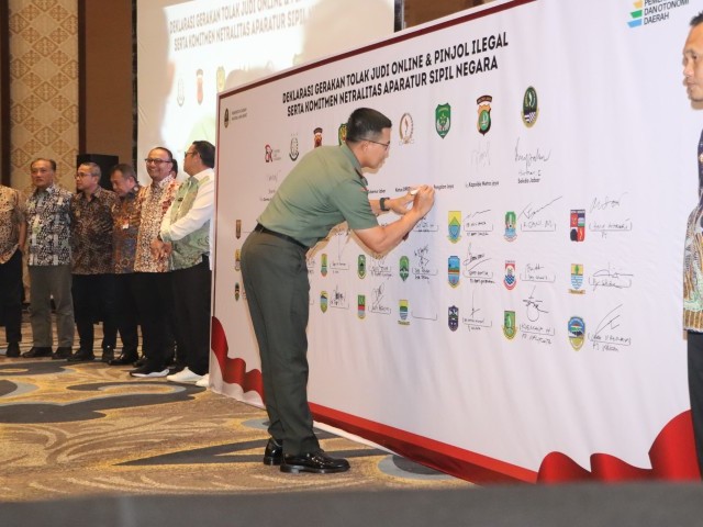 Dandim 0509/Kabupaten Bekasi Hadiri Gala Dinner Rakor Pimpinan Daerah Jawa Barat
