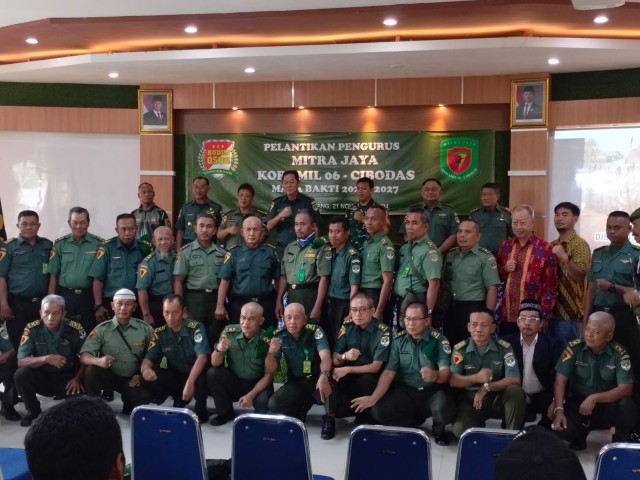 Pelantikan Pengurus Mitra Jaya Koramil 06/CBD