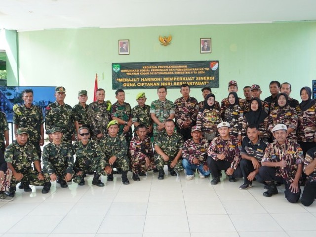 Kodim 0510/Tigaraksa Gelar Pembinaan Keluarga Besar TNI Semester II TA 2024
