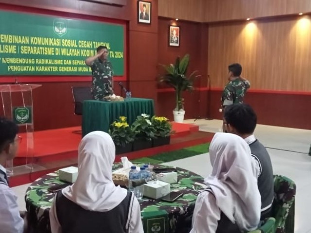 Kodim 0501/JP Berikan Pembinaan Komsos Cegah Tangkal Radikalisme/Separatisme TA 2024