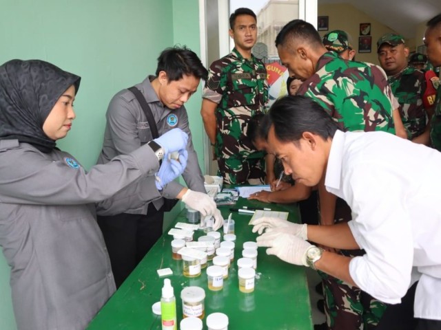 Ciptakan Lingkungan Bebas Narkoba, Kodim 0504/JS Selenggarakan Sosialisasi P4GN dan Tes Urine 