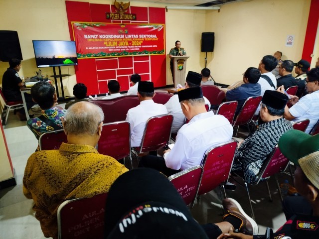 Danramil 06/CBD Rakor Kesiapan Operasi Lilin Jaya Tahun 2024
