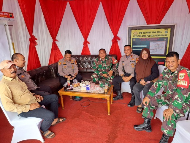 Kolaborasi TNI-Polri Siapkan Tiga Pos Pengamanan Nataru di Kabupaten Tangerang