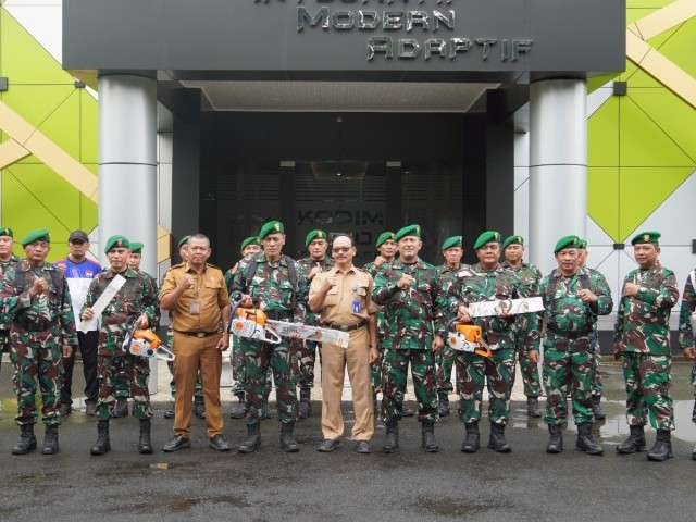 Kodim 0510/Tigaraksa Terima Bantuan 15 Unit Mesin Senso dari Pemkab Tangerang