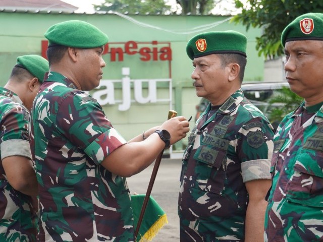 Dandim 0510/Tigaraksa Pimpin Sertijab Danramil dan Perwira Staf